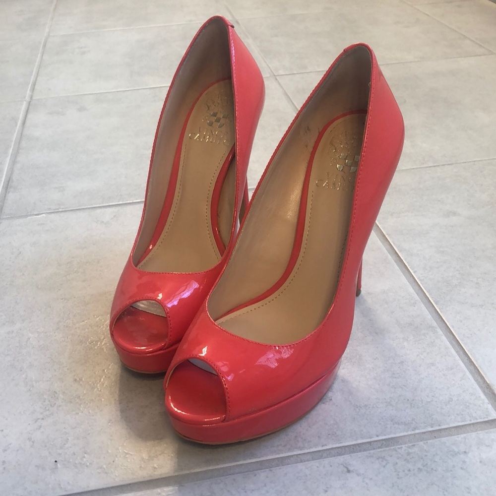 Vince Camuto coral heels!